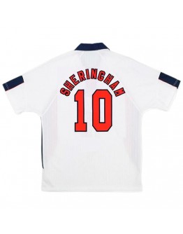 SHERINGHAM #10 Retro England Home Jersey World Cup 1998