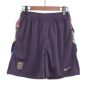 England Away Soccer Shorts Euro 2024