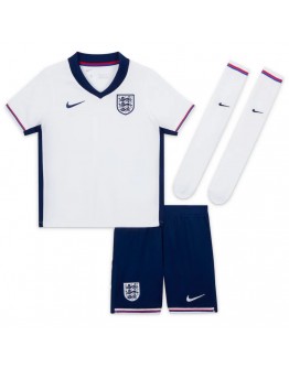 Kids England Home Full Jersey Kit Euro 2024