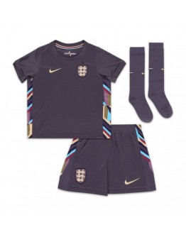 Kids England Away Full Jersey Kit Euro 2024