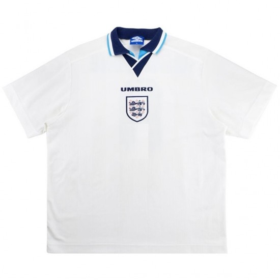 England Retro Jersey Home Euro Cup 1996