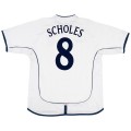 SCHOLES #8 Retro England Home Jersey World Cup 2002