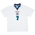 BECKHAM #7 England Retro Jersey Home Euro Cup 1996