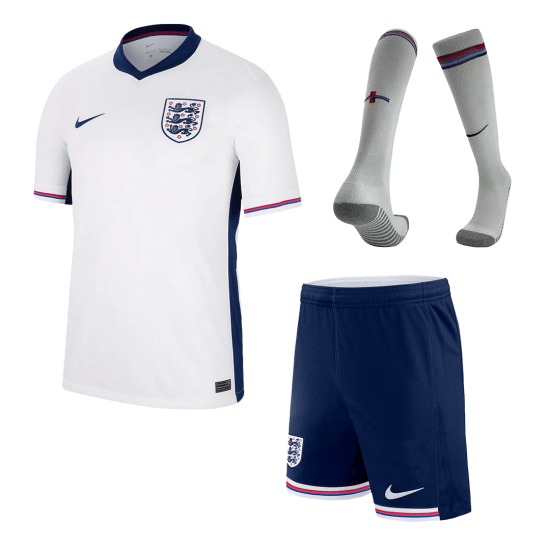 [Super Replica] England Home Whole Kit(Jersey+Shorts+Socks) Euro 2024