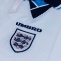 England Retro Jersey Home Euro Cup 1996