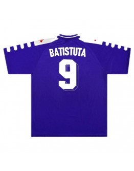 BATISTUTA #9 Retro Fiorentina Home Jersey 1998/99