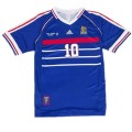 Zidane #10 France Retro Jersey Home World Cup 1998