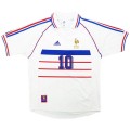 Zidane #10 France Retro Jersey Away World Cup 1998