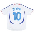 Zidane #10 France Retro Jersey Away World Cup 2006