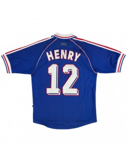 HENRY #12 Retro France Home Jersey World Cup 1998