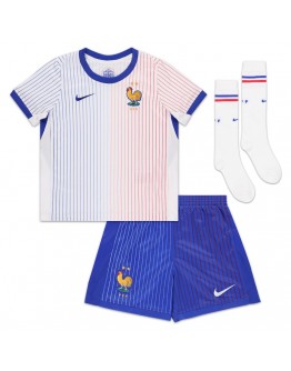 Kids France Away Full Jersey Kit Euro 2024