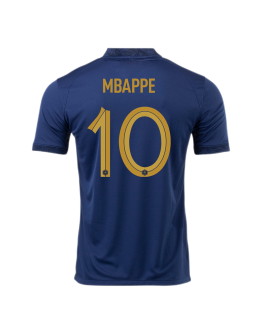 France MBAPPE #10 Jersey Home Replica World Cup 2022