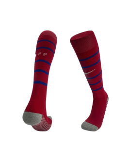 France Home Soccer Socks Euro 2024