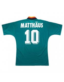 Germany MATTH&Auml;US #10 Retro Jersey Away World Cup 1994