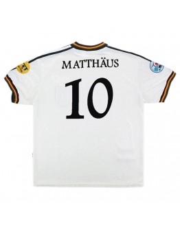 Germany MATTH&Auml;US #10 Retro Jersey Home Euro Cup 1996