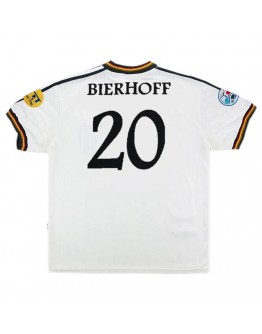 Germany BIERHOFF #20 Retro Jersey Home Euro Cup 1996