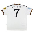 Germany M&Ouml;LLER #7 Retro Jersey Home Euro Cup 1996