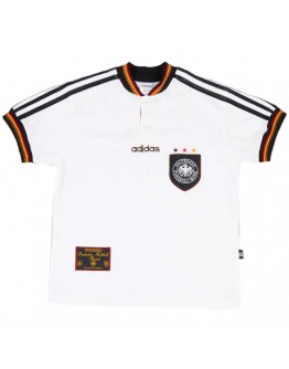 Germany Retro Jersey Home Euro Cup 1996