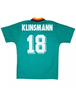 KLINSMANN #18 Germany Retro Jersey Away World Cup 1994