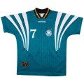 M&ouml;ller #7 Germany Retro Away Jersey Euro Cup 1996