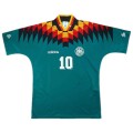 Germany MATTH&Auml;US #10 Retro Jersey Away World Cup 1994