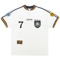 Germany M&Ouml;LLER #7 Retro Jersey Home Euro Cup 1996