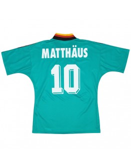 MATTH&Auml;US #10 Germany Retro Jersey Away World Cup 1994