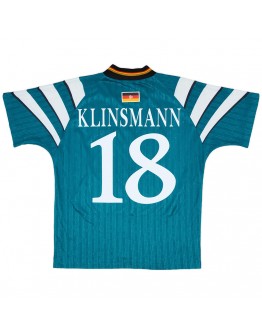 KLINSMANN #18 Germany Retro Away Jersey Euro Cup 1996