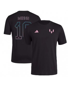 Inter Miami Messi Printing T-Shirt Black 2023