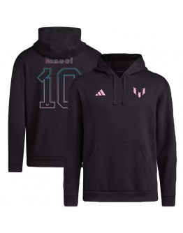 Inter Miami Messi Printing Hoodie Sweater Black 2023