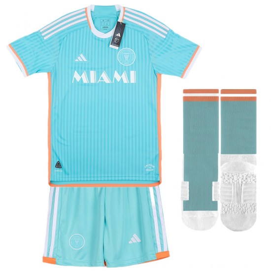 Kids Inter Miami CF Third Full Kit(Jersey+Shorts+Socks) 2024