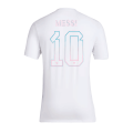 Inter Miami Messi Printing T-Shirt White 2023