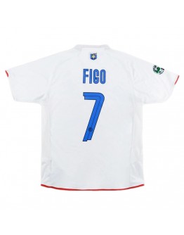 Figo #7 Retro Inter Milan 100th Anniversary Away Jersey 2007/08