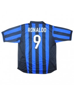 Ronaldo #9 Retro Inter Milan Home Jersey 1998/99