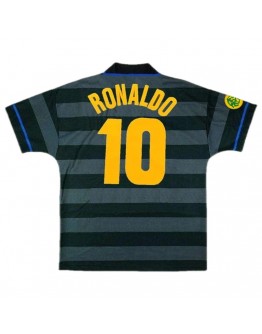 Ronaldo #10 Retro Inter Milan UEFA Cup Away Jersey 1997/98