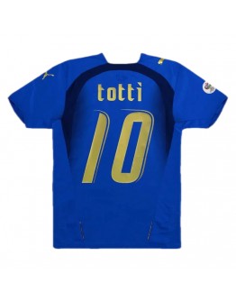 TOTTI #10 Italy Retro Home Jersey World Cup 2006