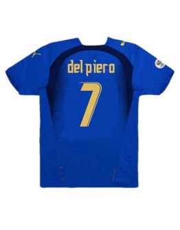 Del Piero #7 Italy Retro Home Jersey World Cup 2006