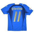 GILARDINO #11 Italy Retro Home Jersey World Cup 2006