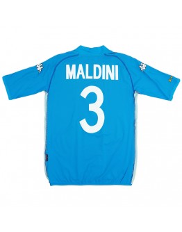 MALDINI #3 Retro Italy Home Jersey World Cup 2002