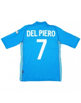 DEL PIERO #7 Retro Italy Home Jersey World Cup 2002