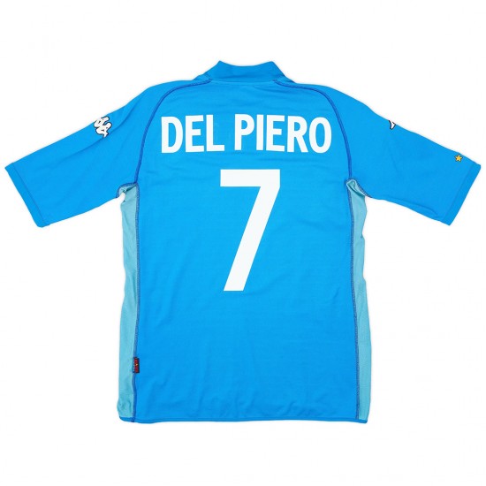 DEL PIERO #7 Retro Italy Home Jersey World Cup 2002