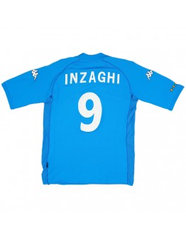 INZAGHI #9 Retro Italy Home Jersey World Cup 2002