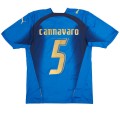 CANNAVARO #5 Italy Retro Home Jersey World Cup 2006