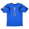 GILARDINO #11 Italy Retro Home Jersey World Cup 2006