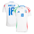 [Super Replica] BARELLA #18 Italy Away Jersey Euro 2024