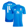 [Super Replica] CHIESA #14 Italy Home Jersey Euro 2024