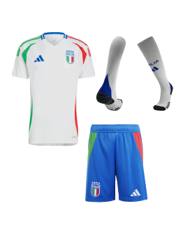 [Super Replica] Italy Away Whole Kit(Jersey+Shorts+Socks) Euro 2024