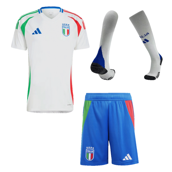 [Super Replica] Italy Away Whole Kit(Jersey+Shorts+Socks) Euro 2024