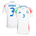 [Super Replica] DIMARCO #3 Italy Away Jersey Euro 2024