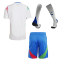 [Super Replica] Italy Away Whole Kit(Jersey+Shorts+Socks) Euro 2024